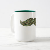 Camouflage Mustache Kaffee Tasse lustige beste sch (Vorderseite Links)