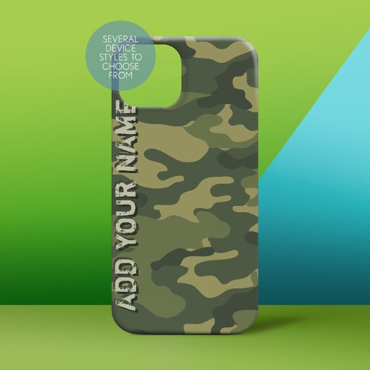 Camouflage-Muster - Anpassen an Ihren Namen Case-Mate iPhone Hülle