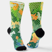 Camouflage-Muster aus hellfarbenem, festgeklemmtem Socken (Gewinkelt)