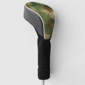 Camouflage Muster Camouflage Poly Driver Cover, Wh Golf Headcover (angewinkelt)