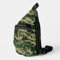 Camouflage Muster Crossbody-Tasche für Mann/Vater
