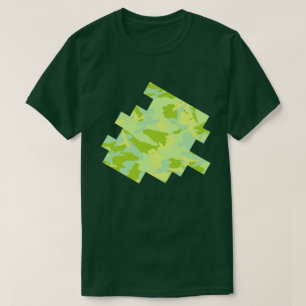 Camouflage-Muster für Frühjahr-Zeit T-Shirt