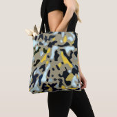 Camouflage-Muster - Gelb-Weiß-Schwarz Tasche (Von Nahem)