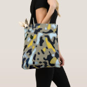 Camouflage-Muster - Gelb-Weiß-Schwarz Tasche (Von Nahem)