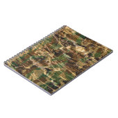 Camouflage Muster Green Brown Notizblock (Linke Seite)