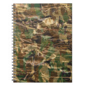 Camouflage Muster Green Brown Notizblock (Vorderseite)