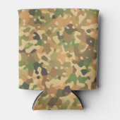 Camouflage Muster - Grünbraunes Schwarz Dosenkühler (Vorderseite)