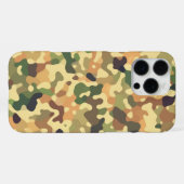 Camouflage Muster - Grünbraunes Schwarz iPhone Hülle (Rückseite (Horizontal))