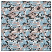 Camouflage Muster - hellbraunes Schwarz Weiß Stoff (Muster)