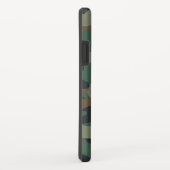 Camouflage Muster mit Orange Monogramm Case-Mate iPhone Hülle (Hinten/Rechts)