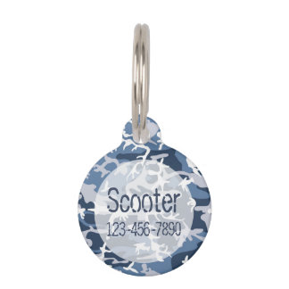 Camouflage Muster Monogramm Pächter Tag Hund & Kat Tiernamensmarke