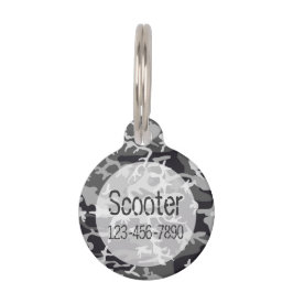 Camouflage Muster Monogramm Pächter Tag Hund & Kat Tiernamensmarke