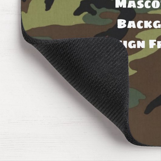 Camouflage Muster Mouse Pad, Personalisiert Name M Mousepad (Ecke)