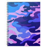 Camouflage-Muster-Notebook Notizblock (Vorderseite)