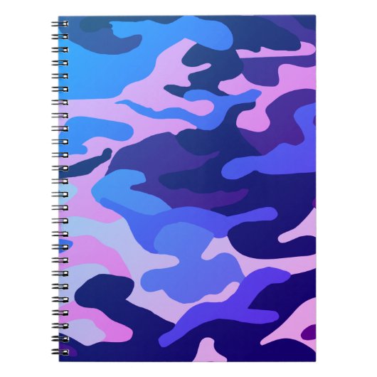 Camouflage-Muster-Notebook Notizblock (Vorderseite)