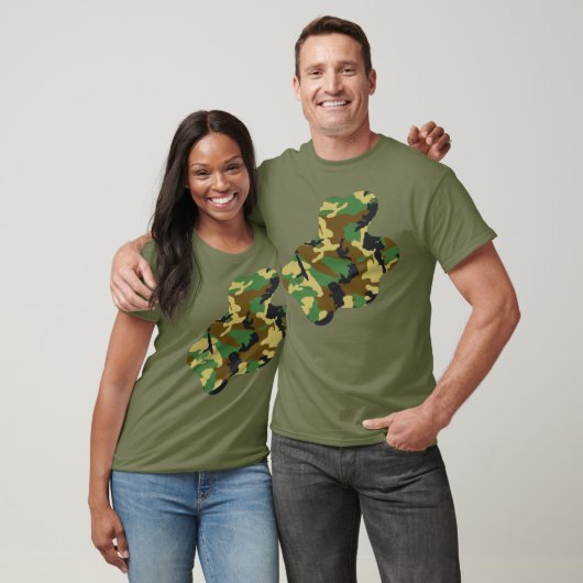 Camouflage Muster Paint Platsch v3 T-Shirt (Unisex)