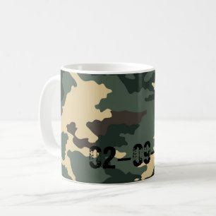 Camouflage Muster Sleeve For iPads Coffee Mug Kaffeetasse