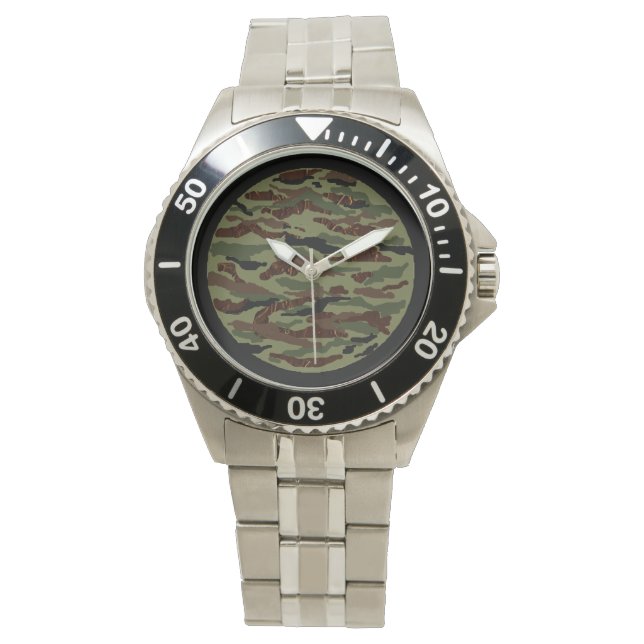 Camouflage Muster Watch Armbanduhr (Vorderseite)
