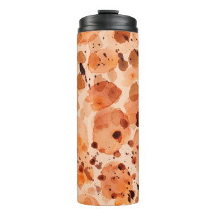 Camouflage nahtloses Muster mit natürlichem khaki Thermosbecher