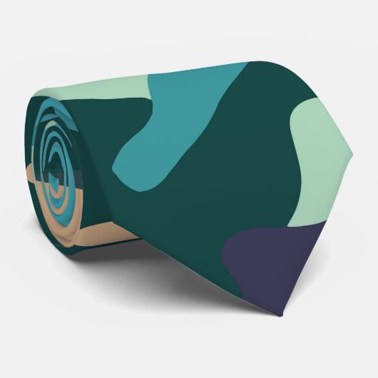 Camouflage Neck Tie Krawatte (Gerollt)