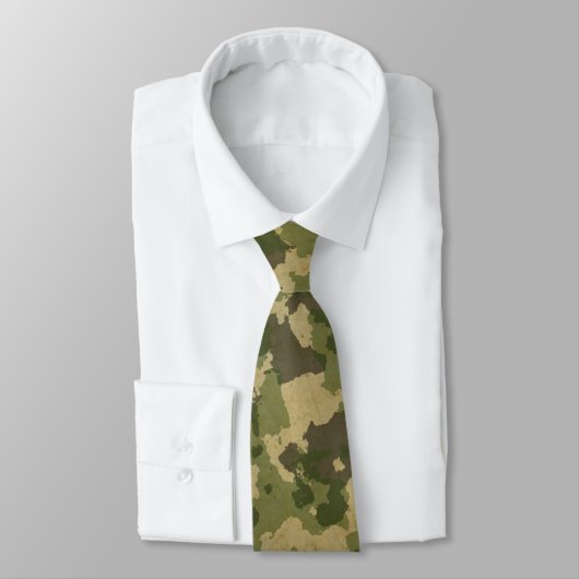Camouflage Necktie Krawatte (Gebunden)