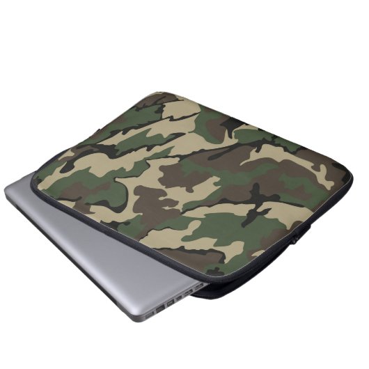 Camouflage-Neopren-Laptop 13 Zoll Hülse Laptopschutzhülle (Vorne Knopf)
