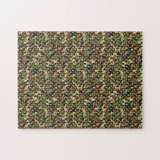 Camouflage Net Jigsaw Puzzle (Horizontal)