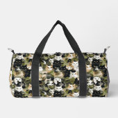 Camouflage Niedlich Katzen Duffle Bag (Vorderseite)