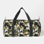 Camouflage Niedlich Katzen Duffle Bag (Rückseite)