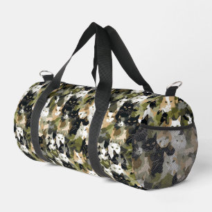 Camouflage Niedlich Katzen Duffle Bag