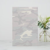 Camouflage No Lines Stationery Briefpapier (Stehend Vorderseite)