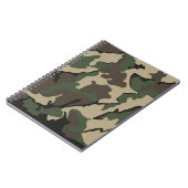 Camouflage, Notebook (80 Seiten B&W) Notizblock (Linke Seite)