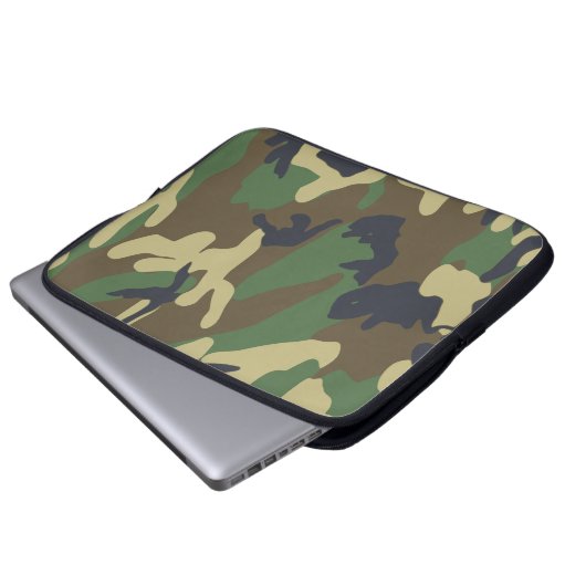 Camouflage Notebook-Gehäuse Laptopschutzhülle (Vorne Knopf)