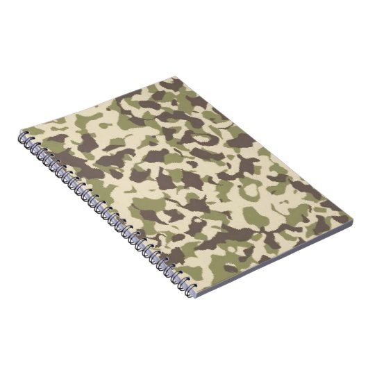 Camouflage Notizblock (Rechte Seite)