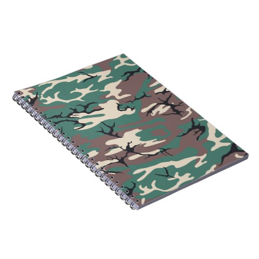 Camouflage Notizblock (Rechte Seite)