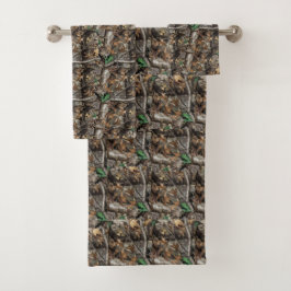 Camouflage Nr. 1 BATH TOWEL SET JUNTERS FOREST