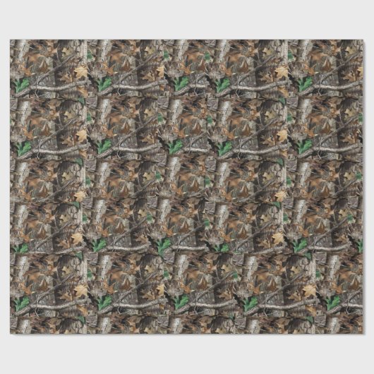 Camouflage Nr. 1 WRAPPING PAPIER VON JÄGERN WALEST Geschenkpapier (Flach)