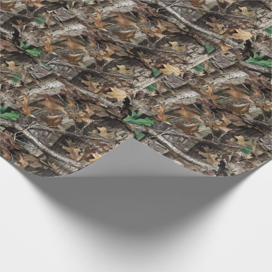 Camouflage Nr. 1 WRAPPING PAPIER VON JÄGERN WALEST Geschenkpapier (Ecke)