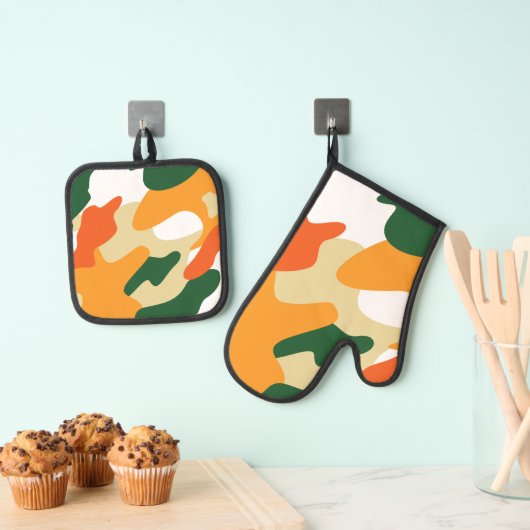 camouflage ofenhandschuh & Topflappen-Set (Insitu (Hängend))
