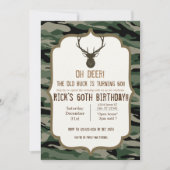 Camouflage - Oh Deer - Der alte Buckel dreht sich Einladung (Vorderseite)