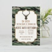 Camouflage - Oh Deer - Der alte Buckel dreht sich Einladung (Stehend Vorderseite)