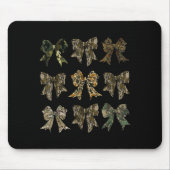 Camouflage Old Camo Bow Camo Coquette Bow Hunting Mousepad (Vorne)
