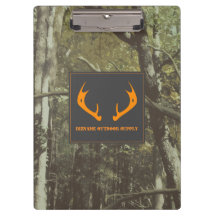 Camouflage Orange Deer Antlers Outdoor Business