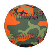 Camouflage Orange Hunter Baseball (Rückseite)