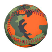 Camouflage Orange Hunter Baseball (Vorderseite Links)