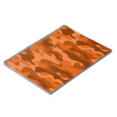 Camouflage Orange Monocolor Notizblock (Linke Seite)