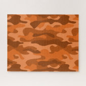 Camouflage Orange Monocolor Puzzle (Horizontal)