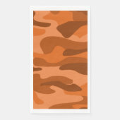 Camouflage Orange Monocolor Serviette (Vorderseite)