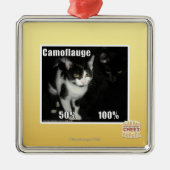 Camouflage Ornament Aus Metall (Vorne)