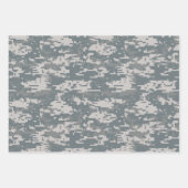 Camouflage Packpapier, Digital Camouflage Geschenkpapier Set (Vorderseite 2)